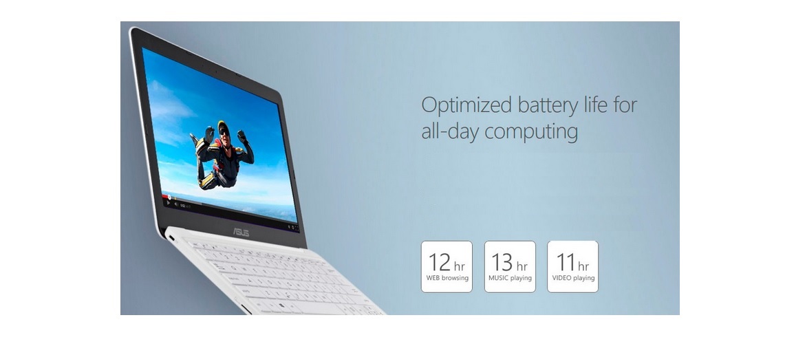 ASUS X205TA-DH01 EeeBook 11.6 Inch Laptop